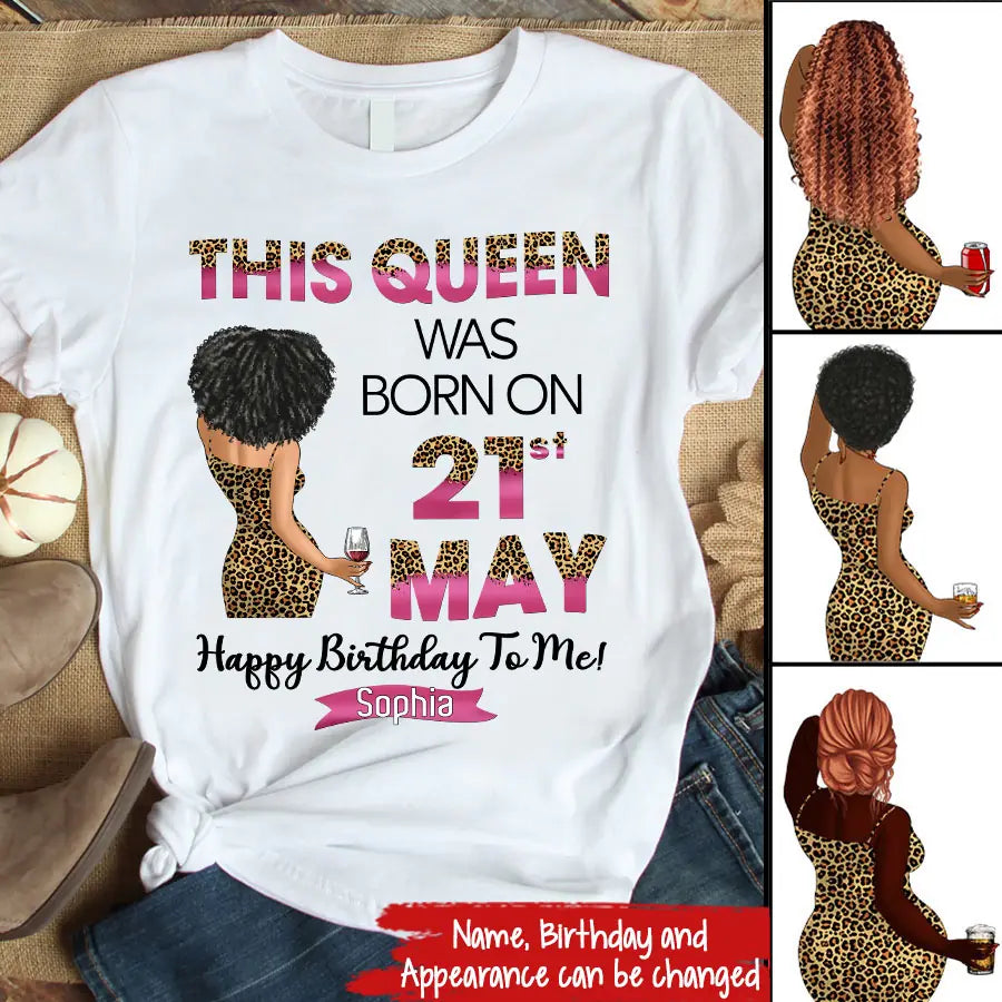 May Birthday Shirt, Custom Birthday Shirt, Queens Are Born In May, May Birthday Shirts For Woman, May Birthday Gifts