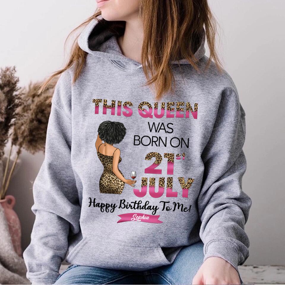 July Birthday Shirt, Custom Birthday Shirt, Queens Are Born In July, July Birthday Shirts For Woman, July Birthday Gifts
