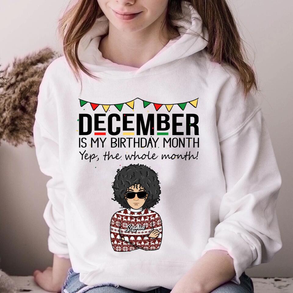 December Birthday Shirt, Custom Birthday Shirt, Queens Are Born In December, December Birthday Shirts For Woman, December Birthday Gifts