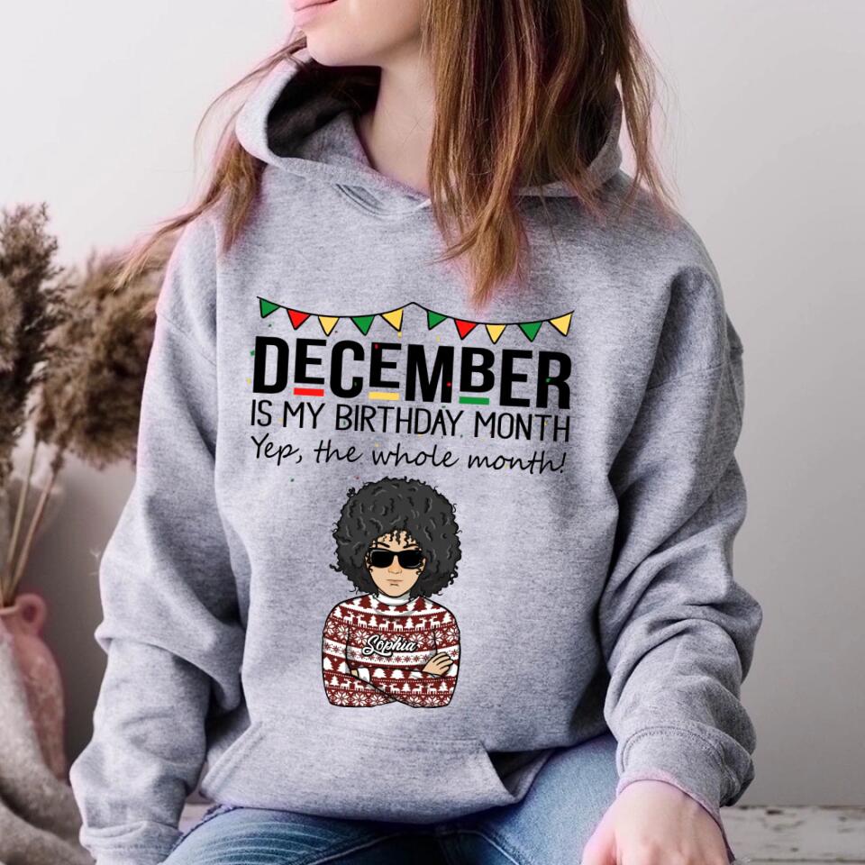 December Birthday Shirt, Custom Birthday Shirt, Queens Are Born In December, December Birthday Shirts For Woman, December Birthday Gifts