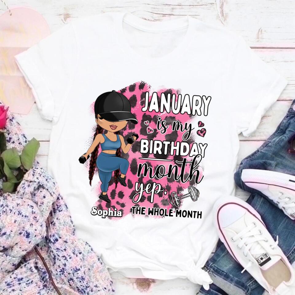 January Birthday Shirt, Custom Birthday Shirt, Queens Are Born In January, January Birthday Shirts For Woman, January Birthday Gifts