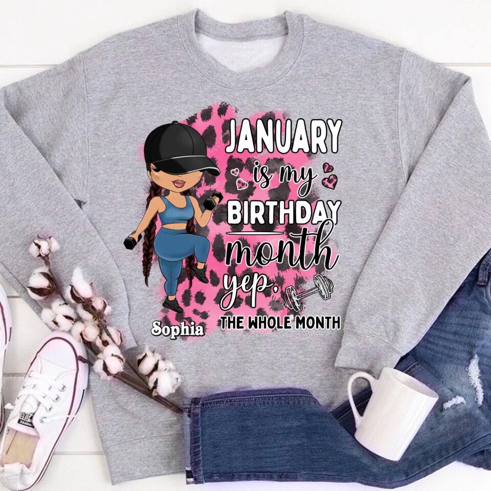 January Birthday Shirt, Custom Birthday Shirt, Queens Are Born In January, January Birthday Shirts For Woman, January Birthday Gifts