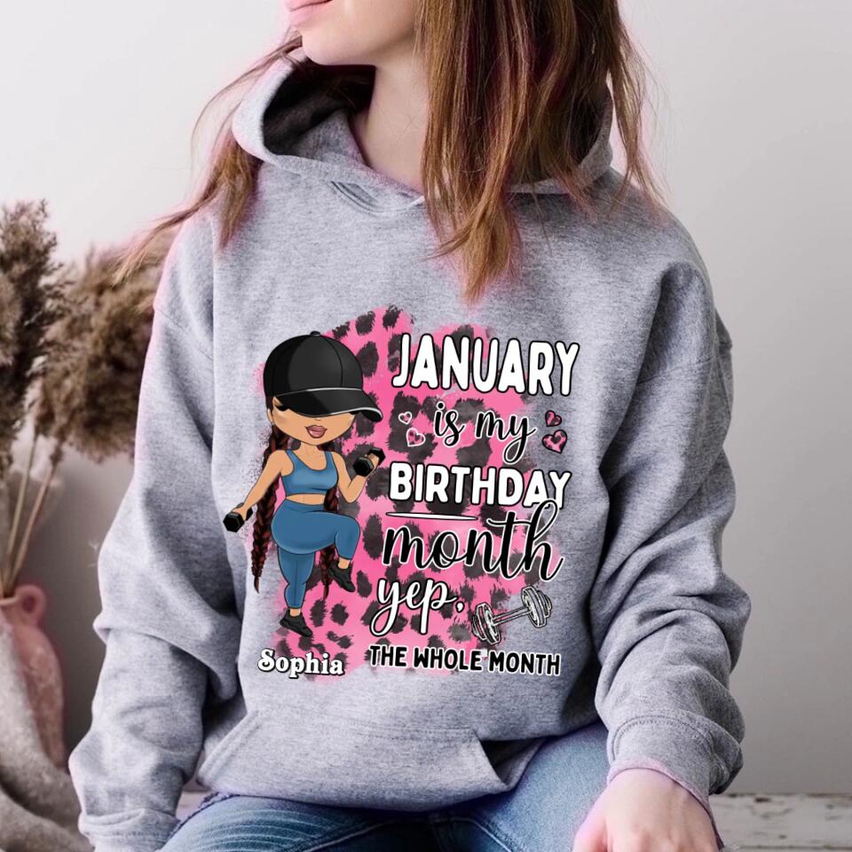 January Birthday Shirt, Custom Birthday Shirt, Queens Are Born In January, January Birthday Shirts For Woman, January Birthday Gifts