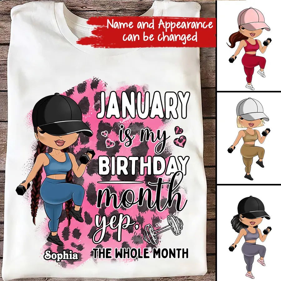 January Birthday Shirt, Custom Birthday Shirt, Queens Are Born In January, January Birthday Shirts For Woman, January Birthday Gifts