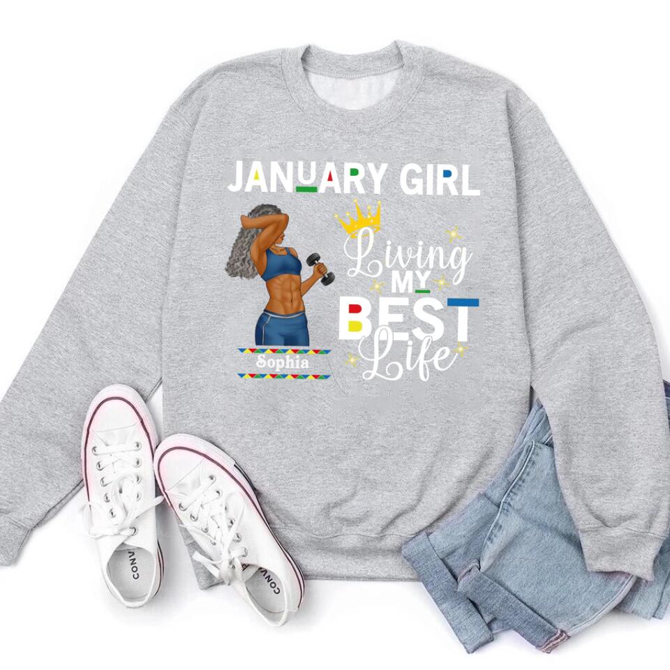 January Birthday Shirt, Custom Birthday Shirt, Queens Are Born In January, January Birthday Shirts For Woman, January Birthday Gifts