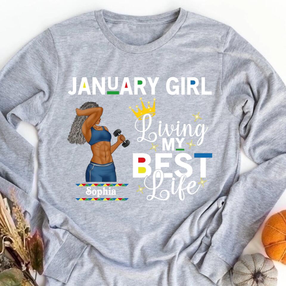 January Birthday Shirt, Custom Birthday Shirt, Queens Are Born In January, January Birthday Shirts For Woman, January Birthday Gifts