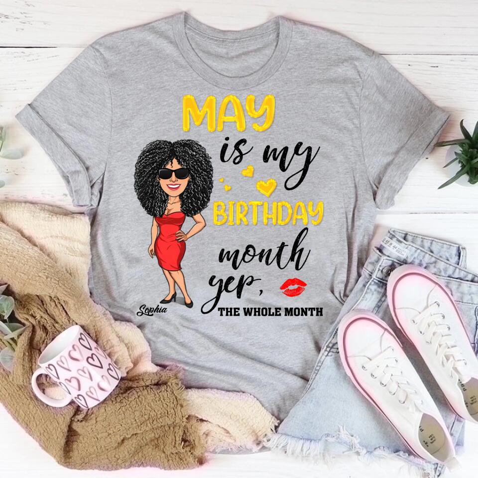 May Birthday Shirt, Custom Birthday Shirt, Queens Are Born In May, May Birthday Shirts For Woman, May Birthday Gifts