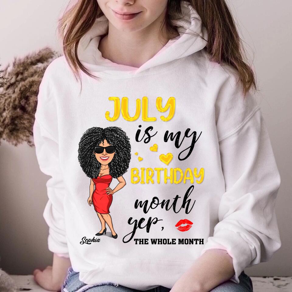 July Birthday Shirt, Custom Birthday Shirt, Queens Are Born In July, July Birthday Shirts For Woman, July Birthday Gifts