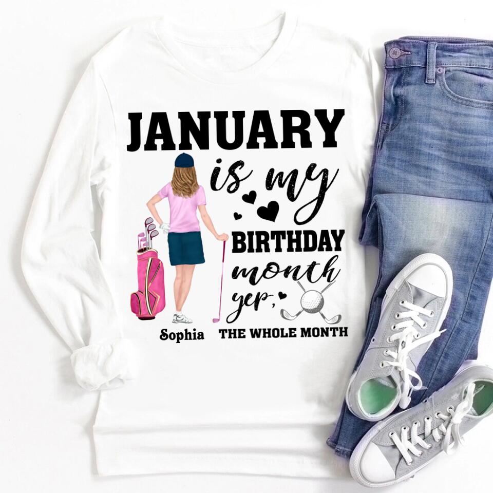 January Birthday Shirt, Custom Birthday Shirt, Queens Are Born In January, January Birthday Shirts For Woman, January Birthday Gifts