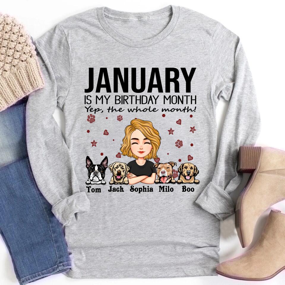 January Birthday Shirt, Custom Birthday Shirt, Queens Are Born In January, January Birthday Shirts For Woman, January Birthday Gifts