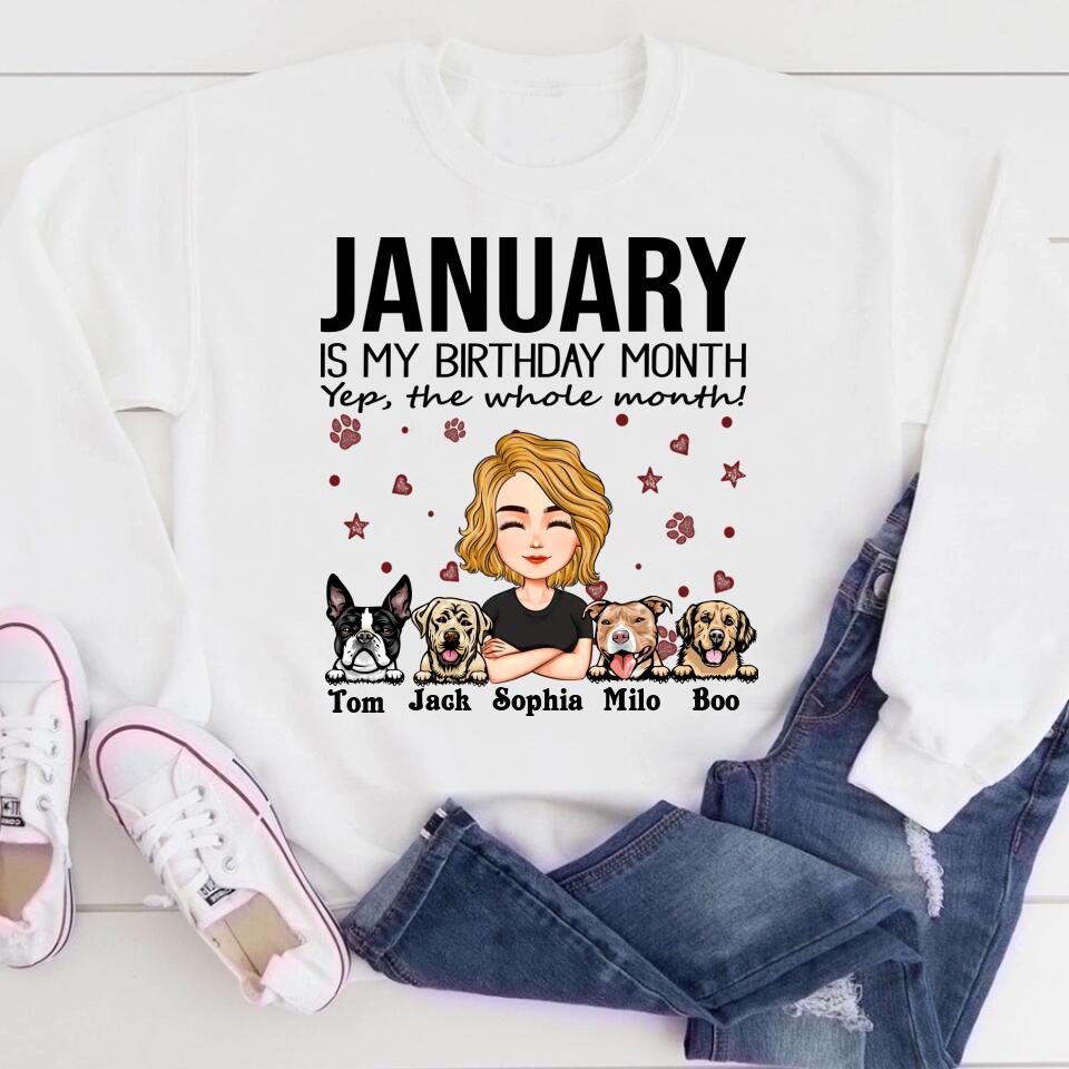 January Birthday Shirt, Custom Birthday Shirt, Queens Are Born In January, January Birthday Shirts For Woman, January Birthday Gifts