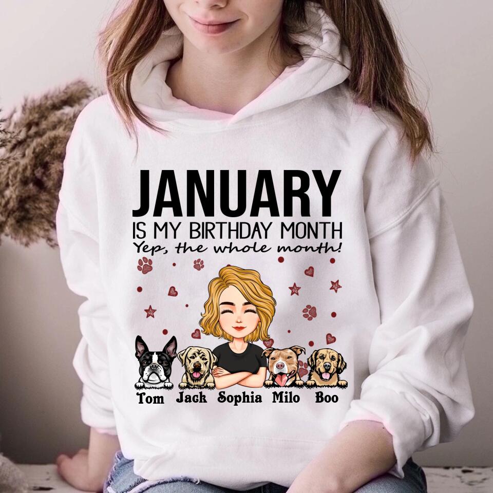 January Birthday Shirt, Custom Birthday Shirt, Queens Are Born In January, January Birthday Shirts For Woman, January Birthday Gifts