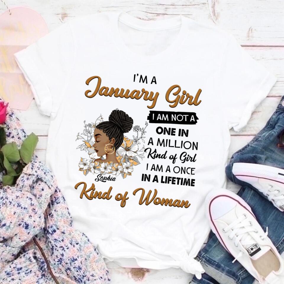 January Birthday Shirt, Custom Birthday Shirt, Queens was Born In January, January Birthday Shirts For Woman, January Birthday Gifts