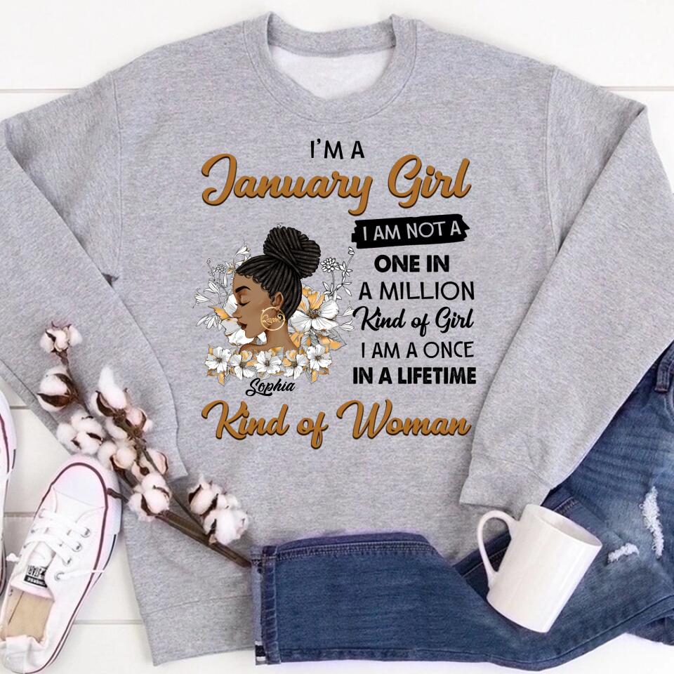 January Birthday Shirt, Custom Birthday Shirt, Queens was Born In January, January Birthday Shirts For Woman, January Birthday Gifts