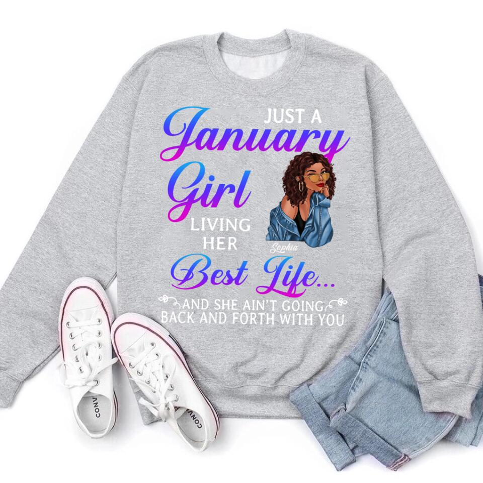 January Birthday Shirt, Custom Birthday Shirt, Queens Are Born In January, January Birthday Shirts For Woman, January Birthday Gifts