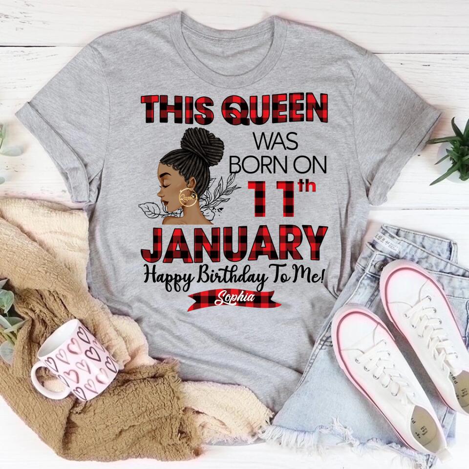 January Birthday Shirt, Custom Birthday Shirt, Queens was Born In January, January Birthday Shirts For Woman, January Birthday Gifts