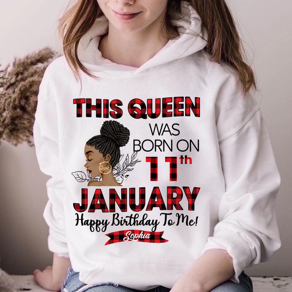 January Birthday Shirt, Custom Birthday Shirt, Queens was Born In January, January Birthday Shirts For Woman, January Birthday Gifts