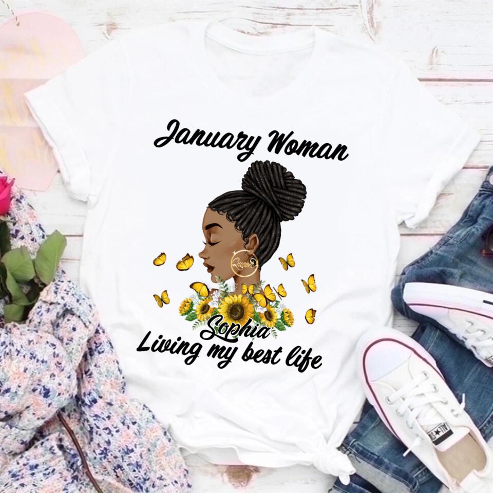 January Birthday Shirt, Custom Birthday Shirt, Queens was Born In January, January Birthday Shirts For Woman, January Birthday Gifts