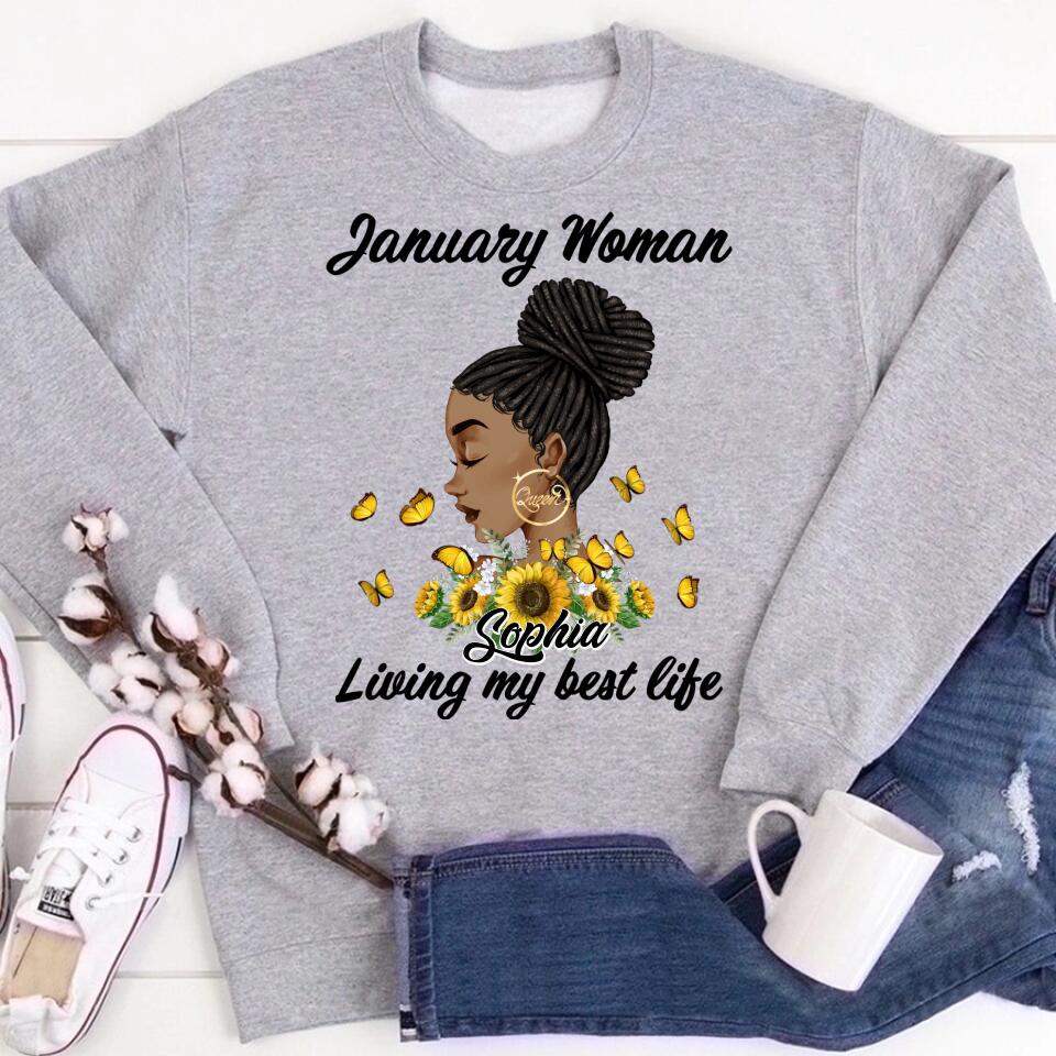 January Birthday Shirt, Custom Birthday Shirt, Queens was Born In January, January Birthday Shirts For Woman, January Birthday Gifts