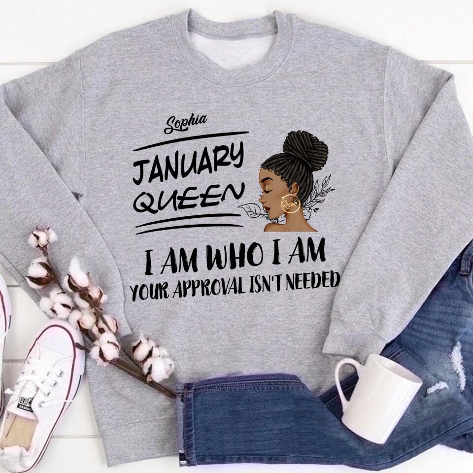January Birthday Shirt, Custom Birthday Shirt, Queens was Born In January, January Birthday Shirts For Woman, January Birthday Gifts