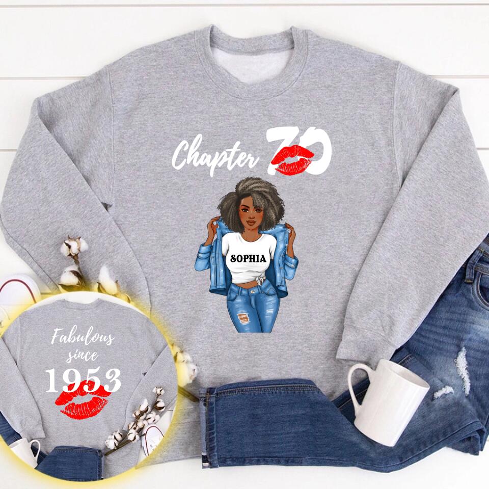 Personalized 70th birthday gifts ideas 70th birthday shirt for her back in 1953 turning 70 shirts 70 birthday t shirts for woman