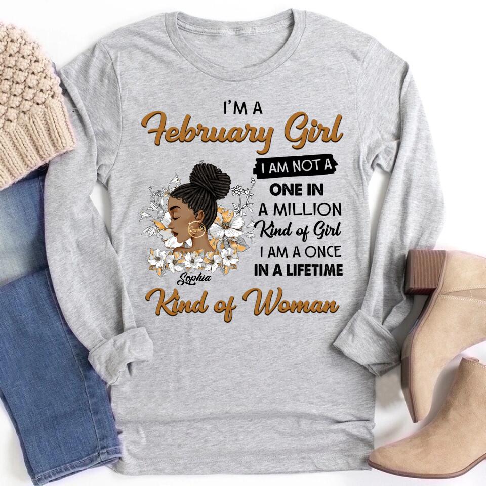 February Birthday Shirt, Custom Birthday Shirt, Queens was Born In February, February Birthday Shirts For Woman, February Birthday Gifts