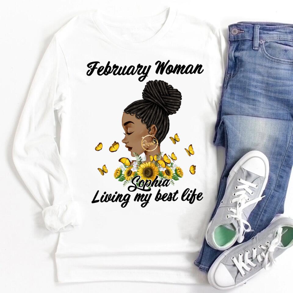 February Birthday Shirt, Custom Birthday Shirt, Queens was Born In February, February Birthday Shirts For Woman, February Birthday Gifts