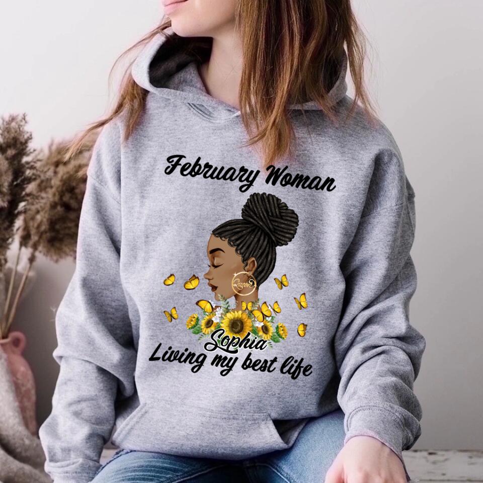 February Birthday Shirt, Custom Birthday Shirt, Queens was Born In February, February Birthday Shirts For Woman, February Birthday Gifts