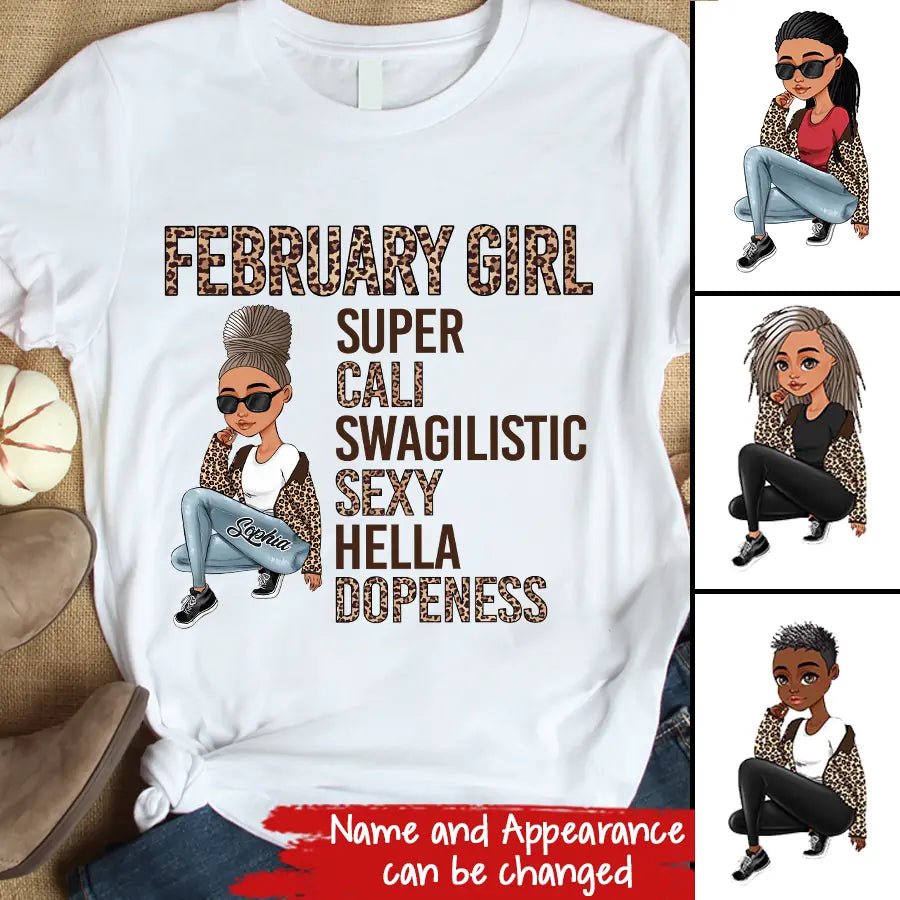 February Birthday Shirt, Custom Birthday Shirt, Queens was Born In February, February Birthday Shirts For Woman, February Birthday Gifts