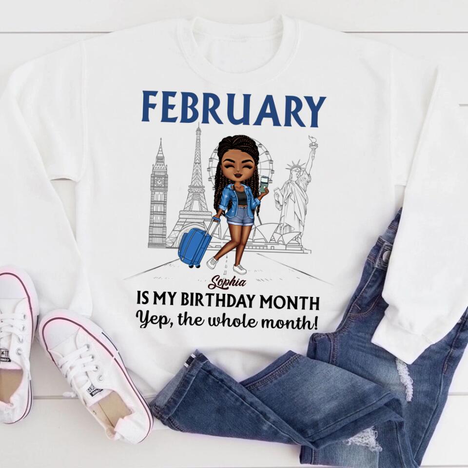 February Birthday Shirt, Custom Birthday Shirt, Queens was Born In February, February Birthday Shirts For Woman, February Birthday Gifts