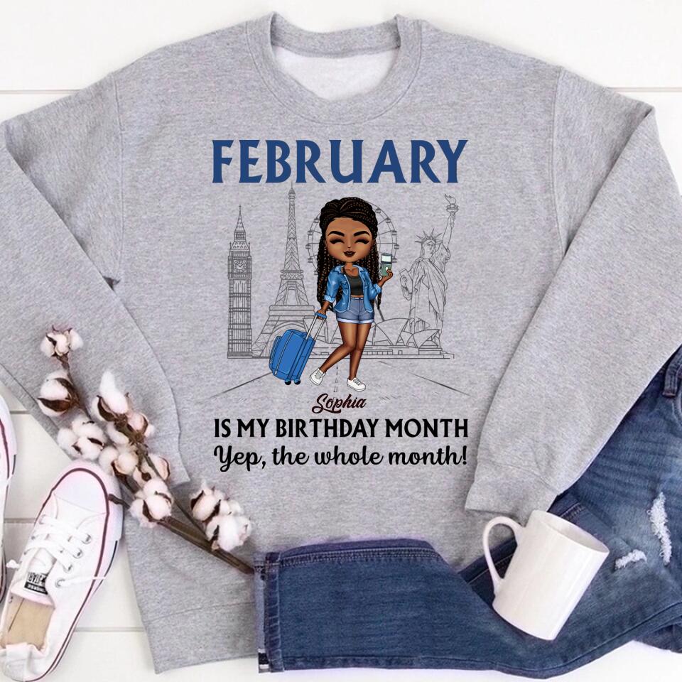 February Birthday Shirt, Custom Birthday Shirt, Queens was Born In February, February Birthday Shirts For Woman, February Birthday Gifts