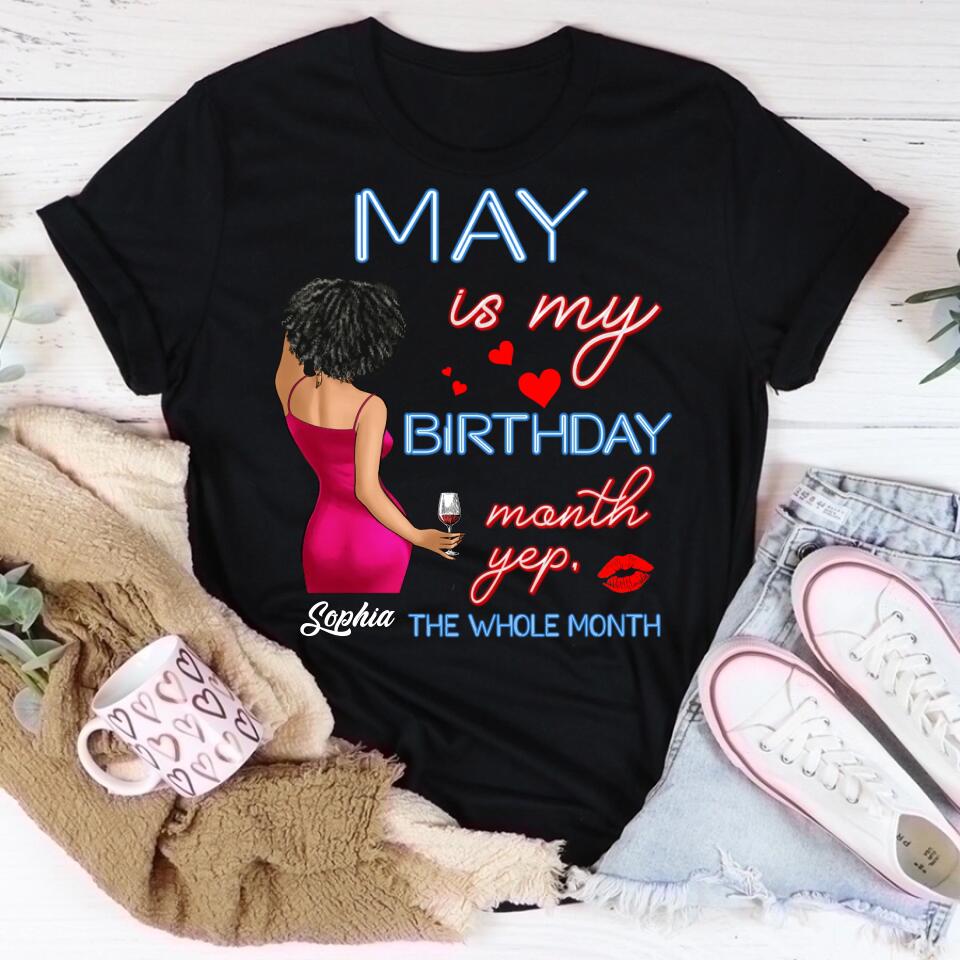 May Birthday Shirt, Custom Birthday Shirt, Queens was Born In May, May Birthday Shirts For Woman, May Birthday Gifts