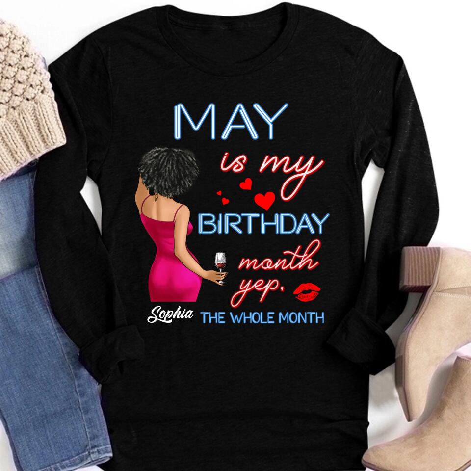 May Birthday Shirt, Custom Birthday Shirt, Queens was Born In May, May Birthday Shirts For Woman, May Birthday Gifts