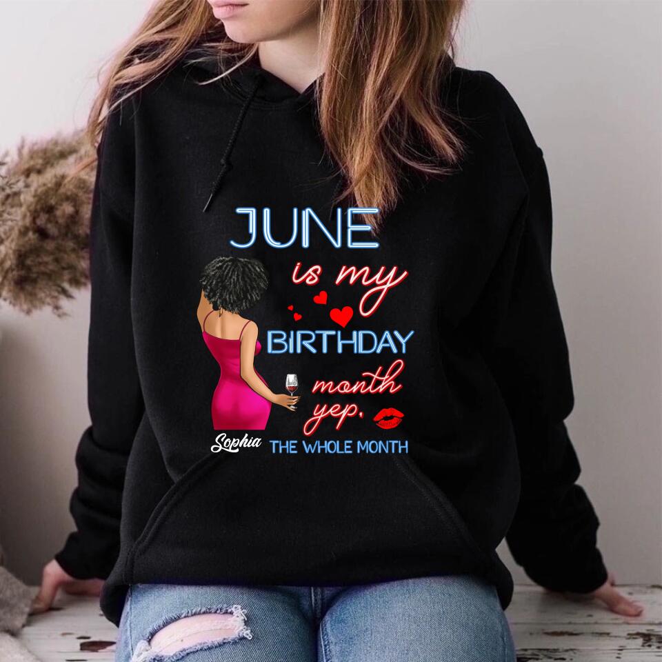 June Birthday Shirt, Custom Birthday Shirt, Queens was Born In June, June Birthday Shirts For Woman, June Birthday Gifts