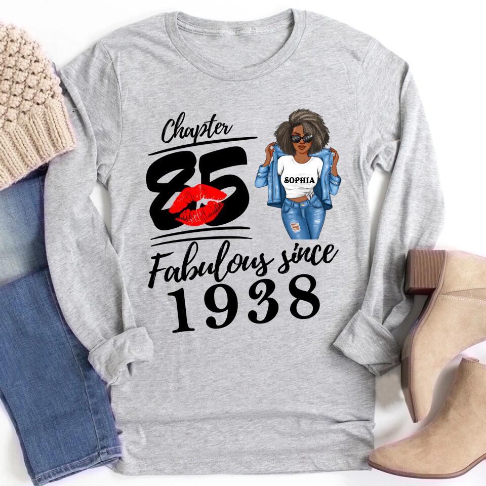 85th birthday shirts for her, Personalised 85th birthday gifts, 1938 t shirt, 85 and fabulous shirt, 85th birthday shirt ideas, gift ideas 85th birthday woman