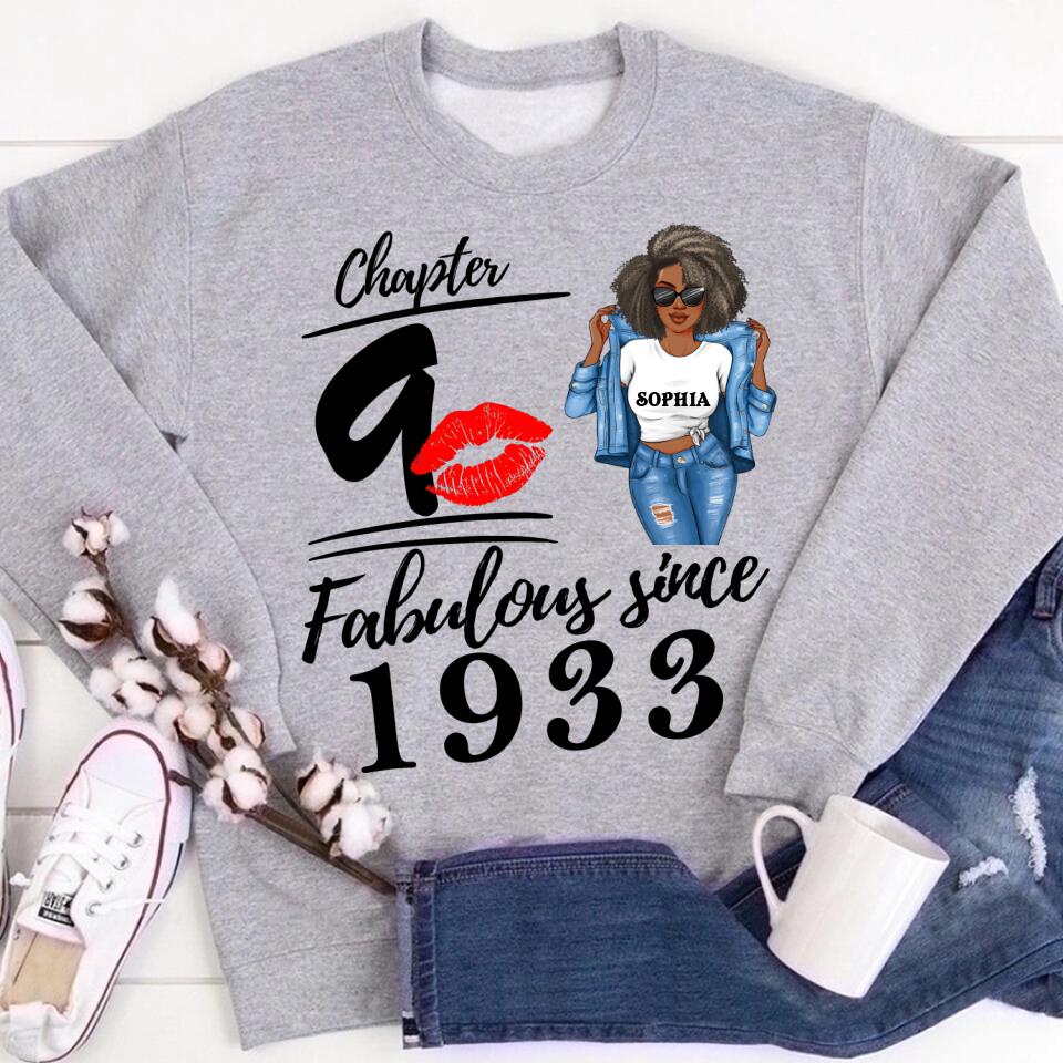 90th birthday shirts for her, Personalised 90th birthday gifts, 1933 t shirt, 90 and fabulous shirt, 90th birthday shirt ideas, gift ideas 90th birthday woman