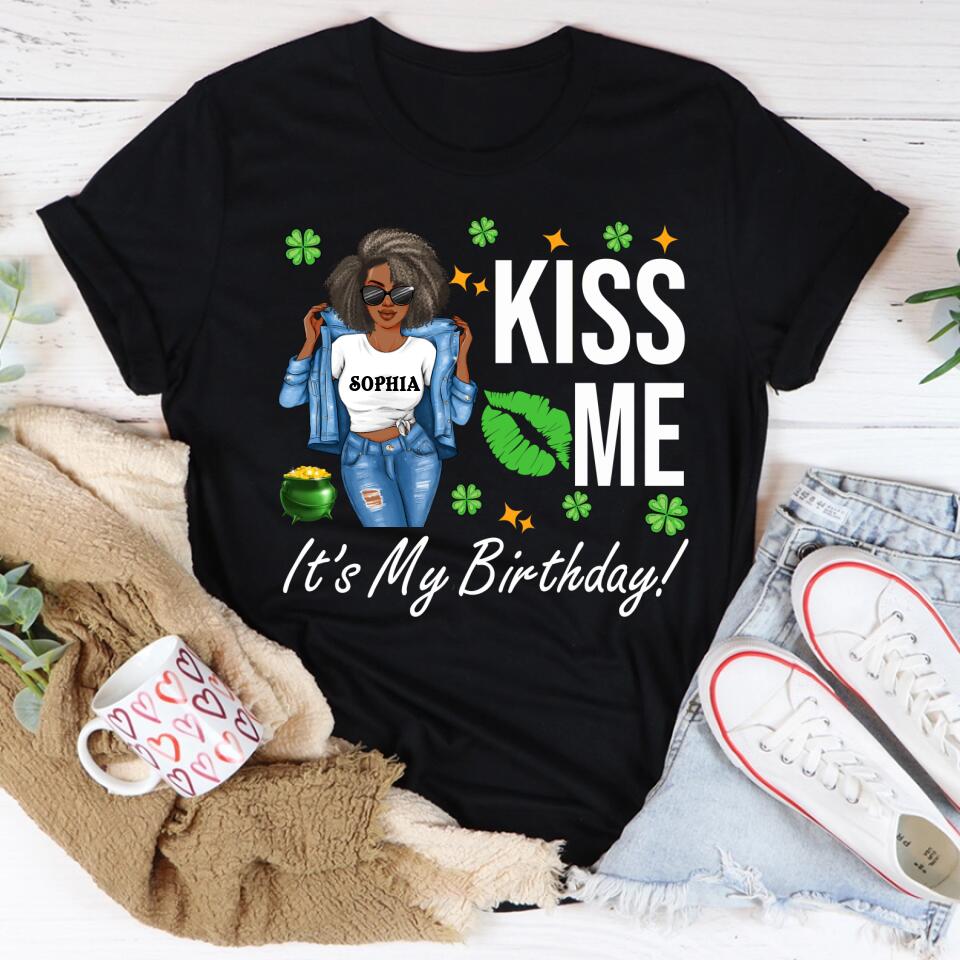 March Birthday Shirt, Custom St. Patricks Day Shirts, Birthday Shirts For St. Patricks Day, March Birthday Shirts For Woman, Birthday Patrick Shirt