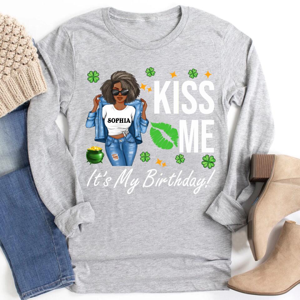 March Birthday Shirt, Custom St. Patricks Day Shirts, Birthday Shirts For St. Patricks Day, March Birthday Shirts For Woman, Birthday Patrick Shirt