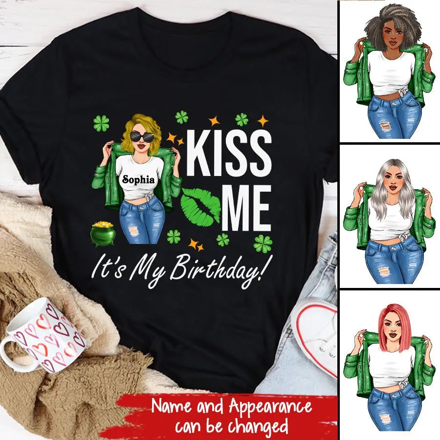 March Birthday Shirt, Custom St. Patricks Day Shirts, Birthday Shirts For St. Patricks Day, March Birthday Shirts For Woman, Birthday Patrick Shirt