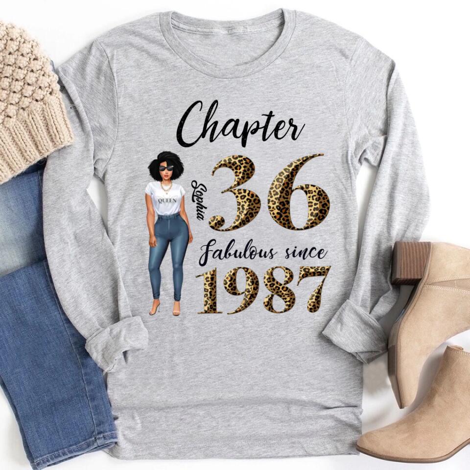 36th birthday shirts for her, Personalised 36th birthday gifts, 1987 t shirt, 36 and fabulous shirt, 36th birthday shirt ideas, gift ideas 36th birthday woman