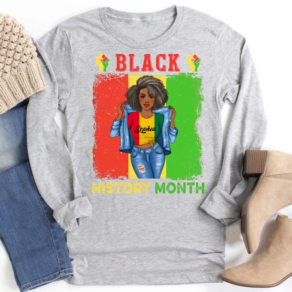 Black History Month Shirt, Black Women Shirt, Black Lives Matter Tee, Black History Months, Black History is Strong Gift