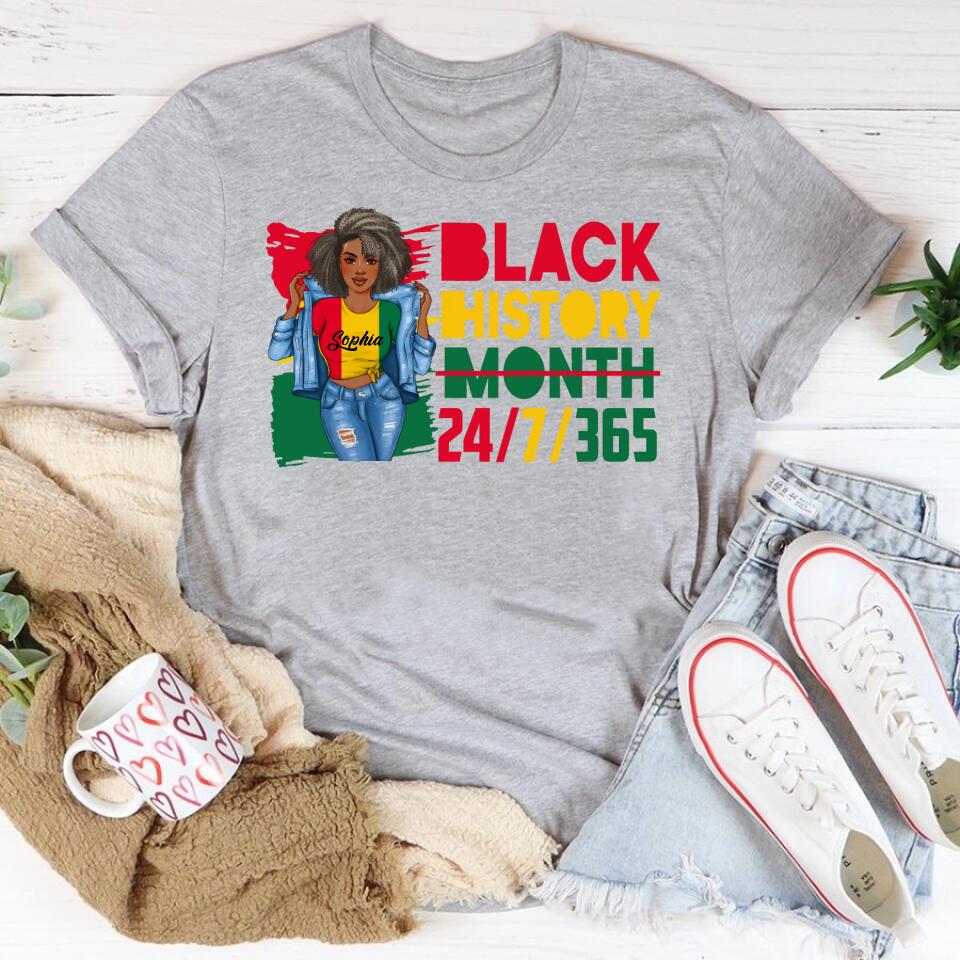 Black History Month Shirt, Black Women Shirt, Black Lives Matter Tee, Black History Months, Black History is Strong Gift