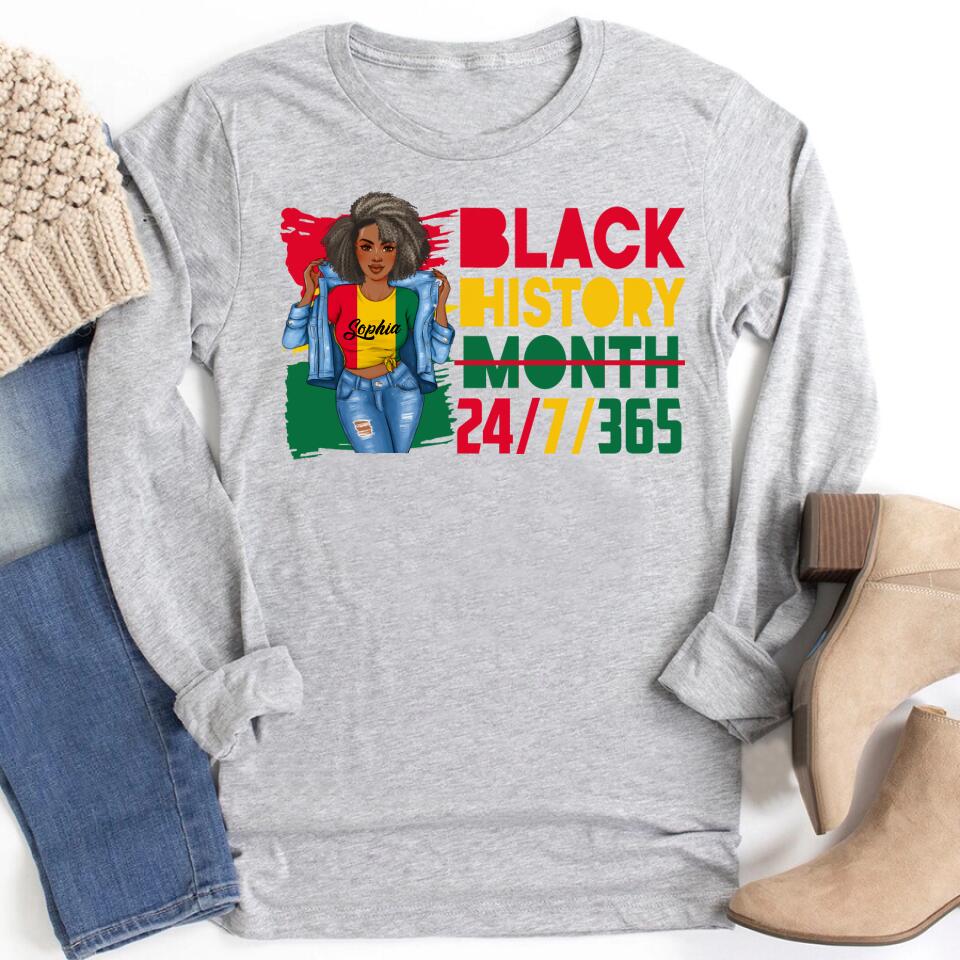Black History Month Shirt, Black Women Shirt, Black Lives Matter Tee, Black History Months, Black History is Strong Gift