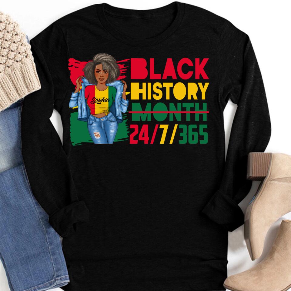 Black History Month Shirt, Black Women Shirt, Black Lives Matter Tee, Black History Months, Black History is Strong Gift