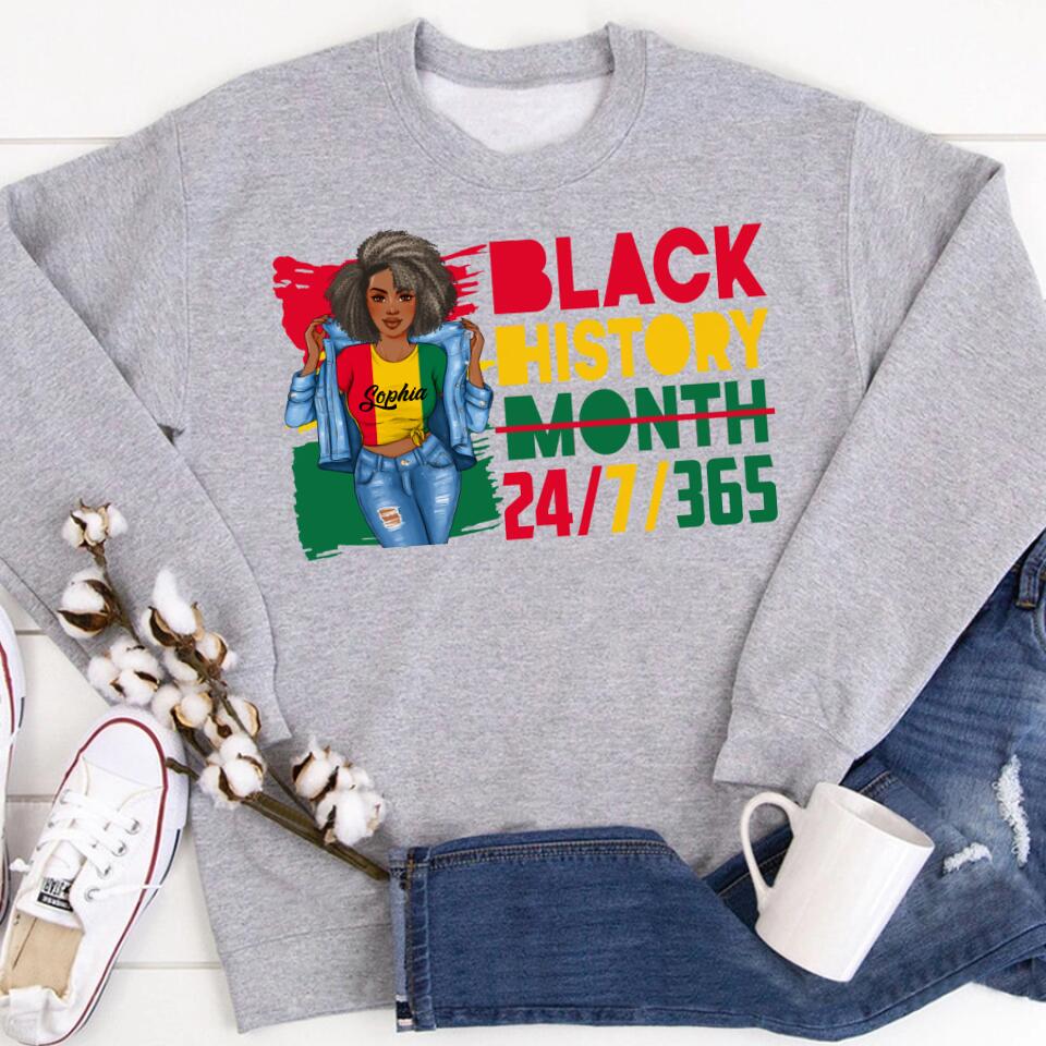 Black History Month Shirt, Black Women Shirt, Black Lives Matter Tee, Black History Months, Black History is Strong Gift
