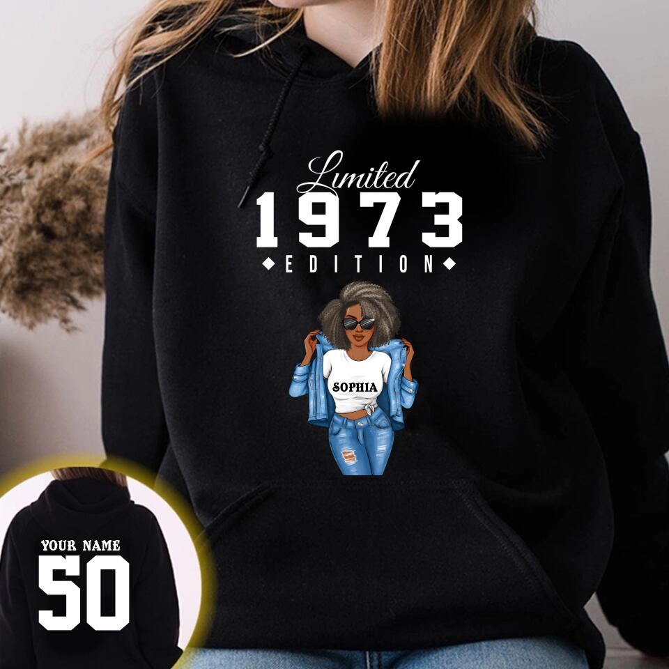 Chapter 50, Fabulous Since 1973 50th Birthday Unique T Shirt For Woman, Her Gifts For 50 Years Old , Turning 50 Birthday Cotton Shirt