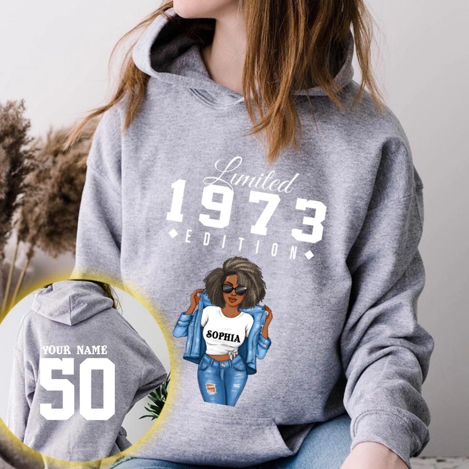 Chapter 50, Fabulous Since 1973 50th Birthday Unique T Shirt For Woman, Her Gifts For 50 Years Old , Turning 50 Birthday Cotton Shirt