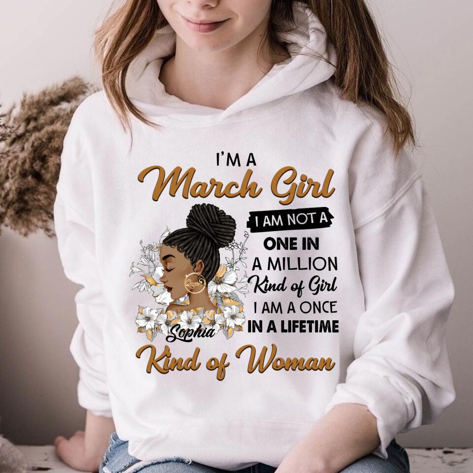 March Birthday Shirt, Custom Birthday Shirt, Queens Born In March, March Birthday Shirts For Woman, March Birthday Gifts