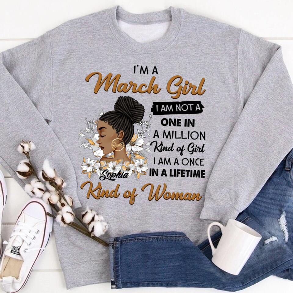 March Birthday Shirt, Custom Birthday Shirt, Queens Born In March, March Birthday Shirts For Woman, March Birthday Gifts