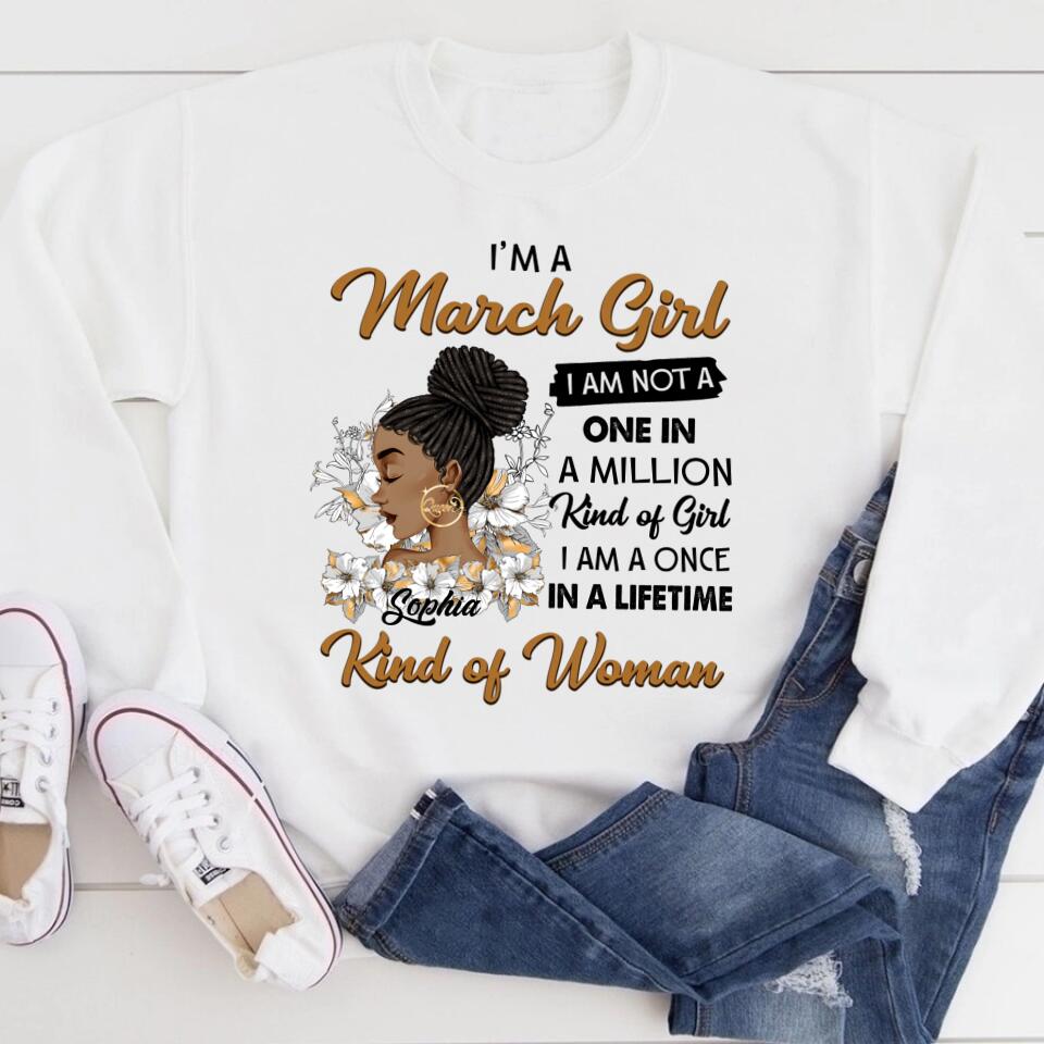 March Birthday Shirt, Custom Birthday Shirt, Queens Born In March, March Birthday Shirts For Woman, March Birthday Gifts